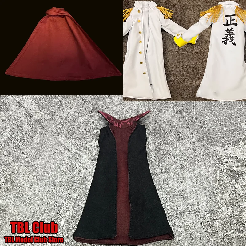 1/12 Scale Long Vest Coat Mihawk Windbreaker Cape Borsalino Red Cloak ...