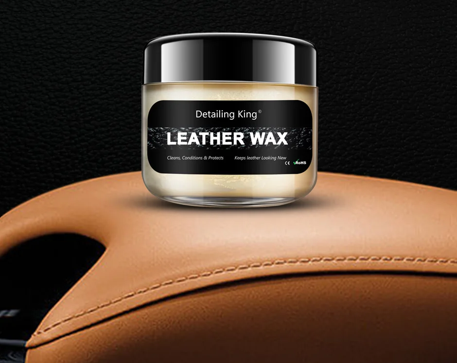 DetailingKing 50/100ML Pure Natural Car Leather Wax Powerful Nourish  Lasting Anti-UV Protection Car Interior Leather Coating Wax - AliExpress