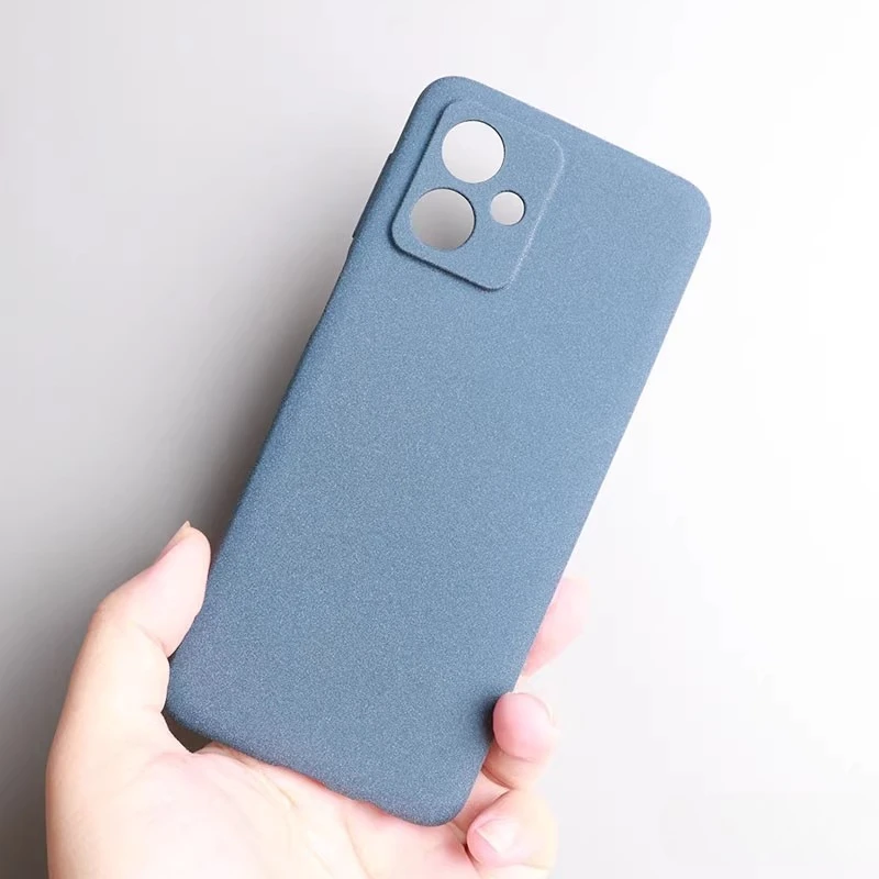 Matte Soft Silicone Ultra Thin Sandstone Phone Case - Stylish Protective Back Cover