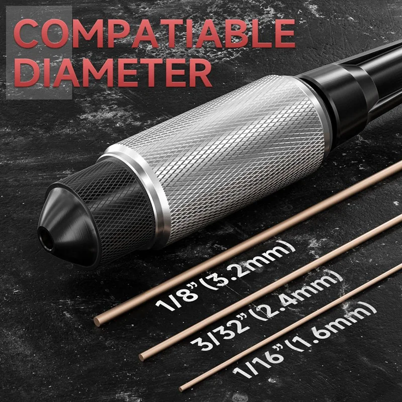 M11K-TIG Tungsten Manual Sharpener Holder TIG Collet And Long Back Cup TIG Grinding Set For 1/16Inch 3/32Inch 1/8Inch