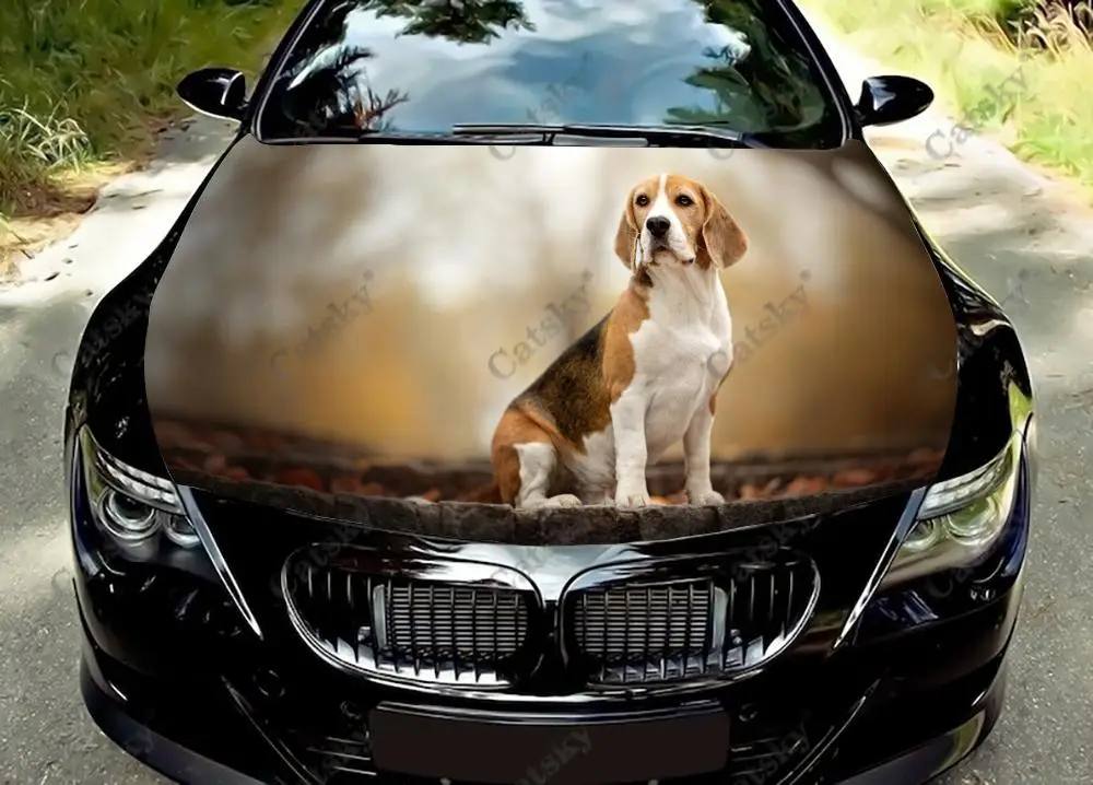 

Виниловая наклейка Beagles с изображением собаки и животного