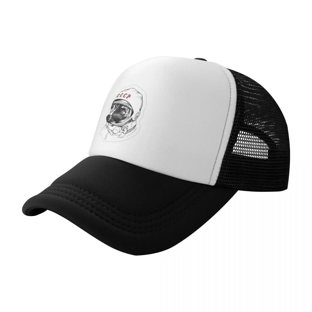 

Laika Cccp Logo Trucker Hats Unisex Baseball Cap
