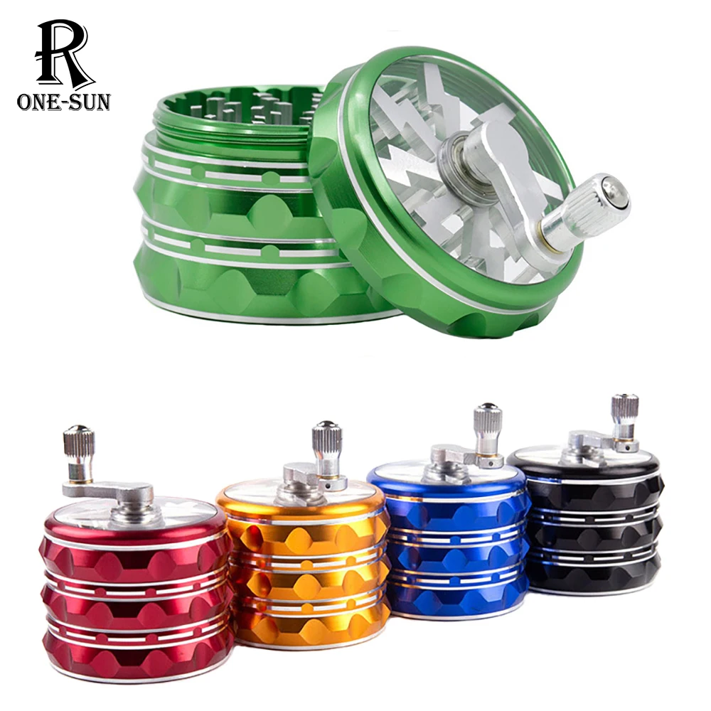 

10Pcs 63mm Herb Grinder Al Alloy 4-layers Spice Mills Durable Herb-medicine Kibbler Smoking Accessories for Smoker Hoilday Gifts