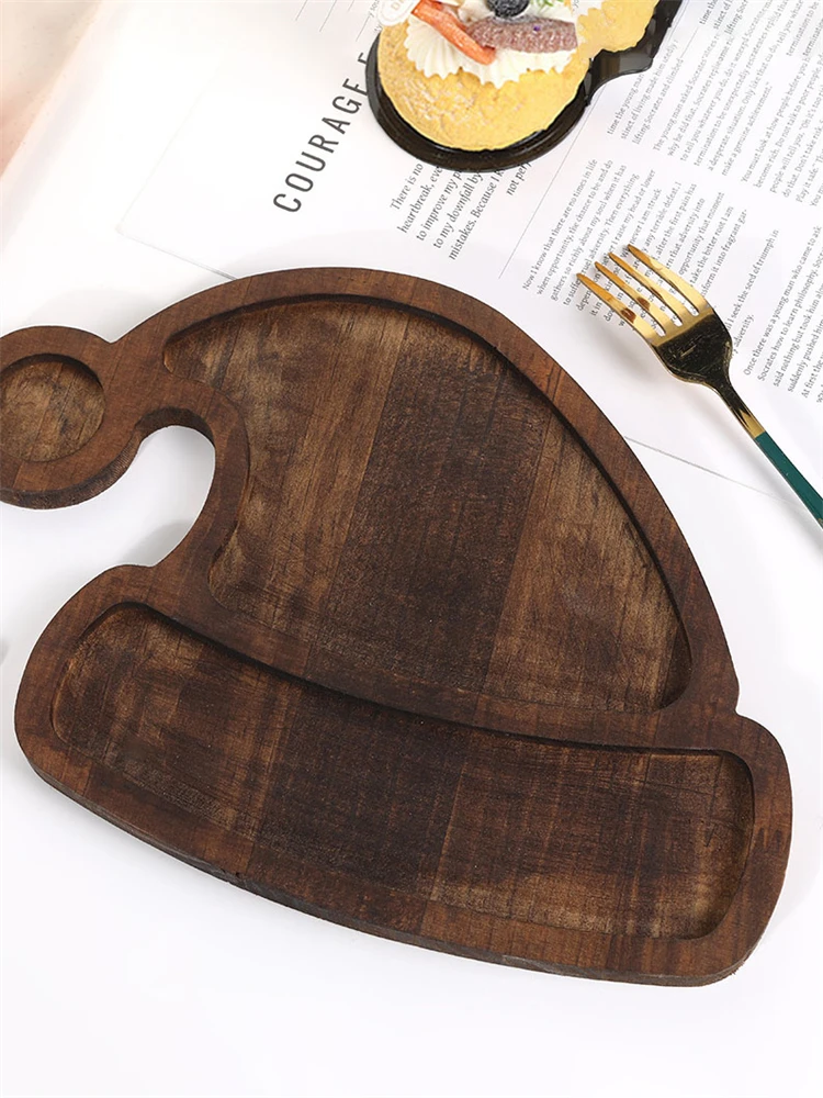 Wood Christmas Tray Christmas Tree Charcuterie Board Xmas Dessert Candy Dish Cheese Board Appetizer Dessert Tray Boards