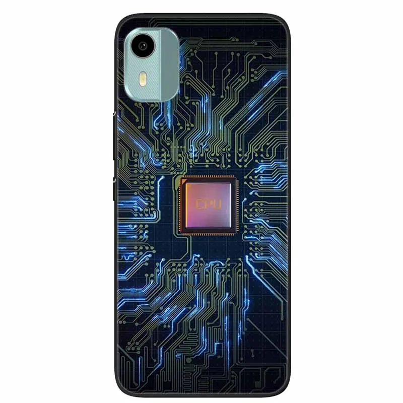 Shockproof Silicone Phone Case - Cool Wolf & Lion Animal Print Design