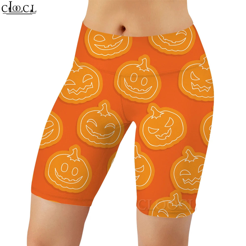 

CLOOCL Halloween Women Legging Cartoon Pumpkin Casual Printed Legging Gym Workout Sportswear Women Pants Fashion Clothes