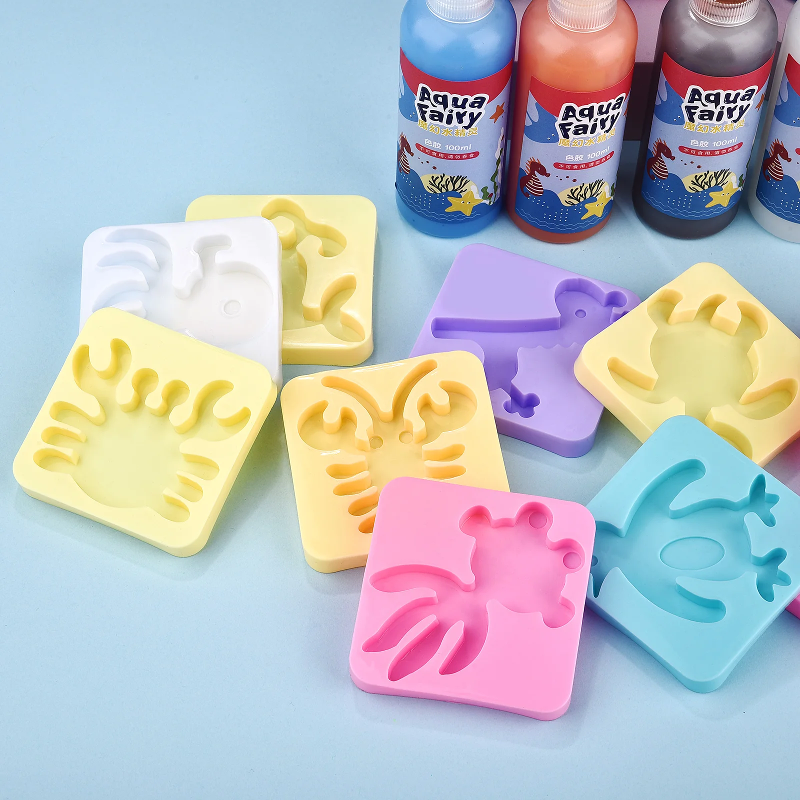 수제 DIY 공예 페인팅 스티커, 몬테소리 교육, 종이 접기 매직 워터 엘프 키트 세트, 장난감, 어린이 선물, 어린이 공예 크리스마스