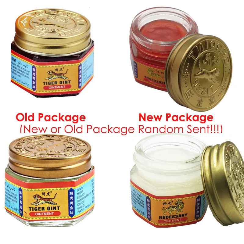 

12pcs 19.5g Tiger Balm Body Refreshing Cream Beauty Health Care Massage Dressing Cool Oil Muscle Back Neck Pain Relief Ointment
