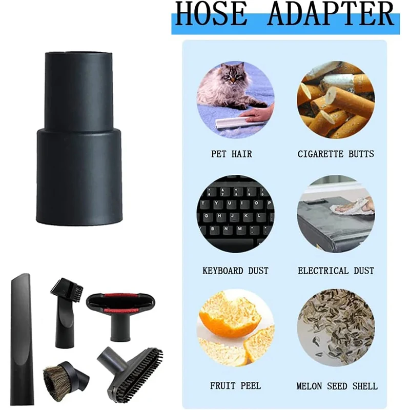 Universal Vacuum Cleaner Brush Nozzle – 32/35mm Long Flexible Flat Slim Suction Head for Beds and Furniture 5