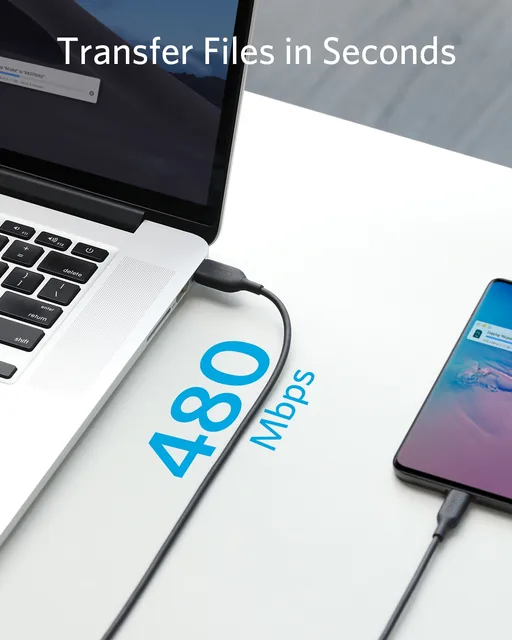 Anker 100W Double Type C Powerline III USB-C to USB-C Fast Charging Cable 1.8m 5A Cord for MacBook Air iPad Pro Samsung Xiaomi 6