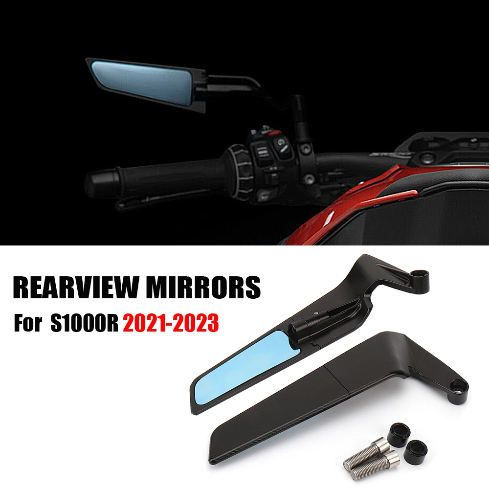 

New Motorcycle Accessories Side-Mirror For BMW S1000R S 1000 R s1000r 2021 2022 2023 Wind Wing Side Rearview Reversing Mirror