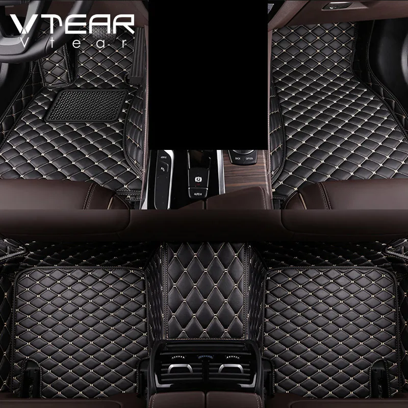 Vtear Tappetino per auto Tappeto interno Pu Tappetino per piedi Tappetini Decorazione Accessori per auto-styling Protezione per Haval Jolion 2023 - Image 2