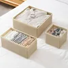 Clothes Organizer Storage Box Underwear Bra Socks Cabinet Drawer Organizer T-Shirt Storage Basket Wardrobe Storage Organizers 1