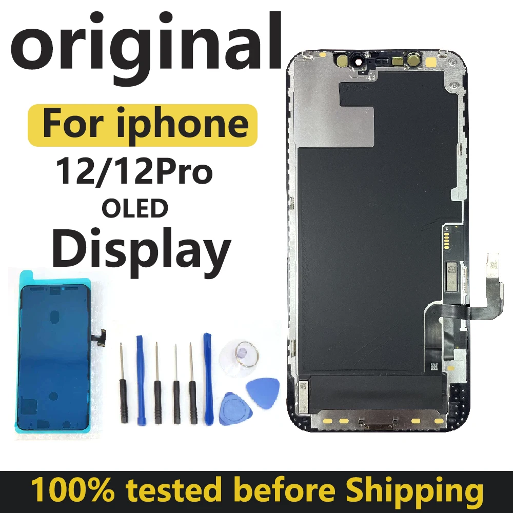 

100% Disassembled Original Display Parts for iPhone 12 Display Touch Strip 3D Touch Screen for Digitizer Assembly Replacement