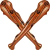 Inflatable Wooden Stick PVC Inflatable Stick Wild Man Hammering And Expelling Monster Stick Caveman Playing Party Prop 5