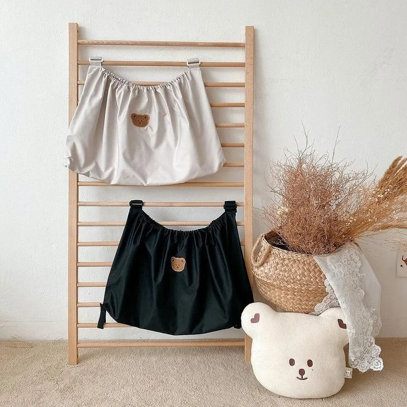 Reusable Baby Diaper Bag Bedside Nappy Organizer Toys Diapers Pouch baby Items Storage Outdoor Travel Stroller Hanging Bag - 2