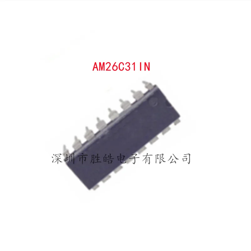 

(10PCS) NEW AM26C31CN AM26C31IN RS-422 Interface Chip Straight Into DIP-16 Integrated Circuit