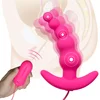 12 Mode Anal Remote control Vibrator Silicone Prostate Massager Vibrating Anal Beads For Women Anal Butt Plug Sex Toys For Men 1