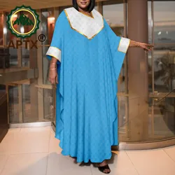 APTX African Abaya for Women Half Sleeves Ankle Length Daily Casual Wear Polyester Material T2225001