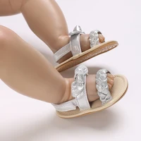 0-18 Months Baby Girl Summer Sandals Cute Bow Non-Slip Rubber Sole Infant Babies Kids First Walkers Sandals 4 Colors 5