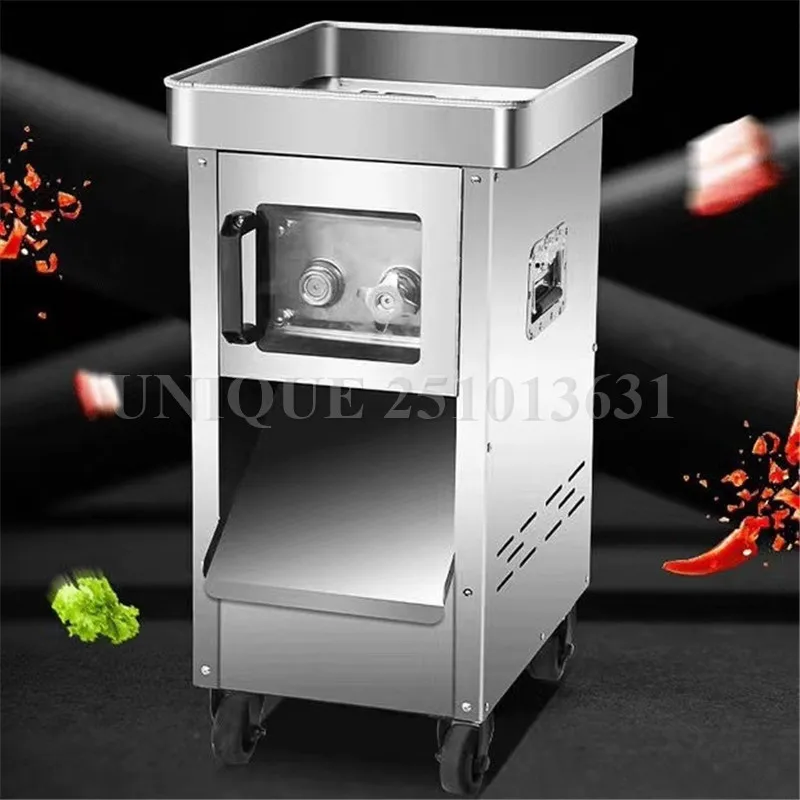Commercial Multifunction Meat Grinder Slicer Mincer Chicken Fish Pork Beef Vegetable Dicing Cutting Machine electric meat cutter stainless steel meat cutting machine automatic cut pork meat grinder 220v