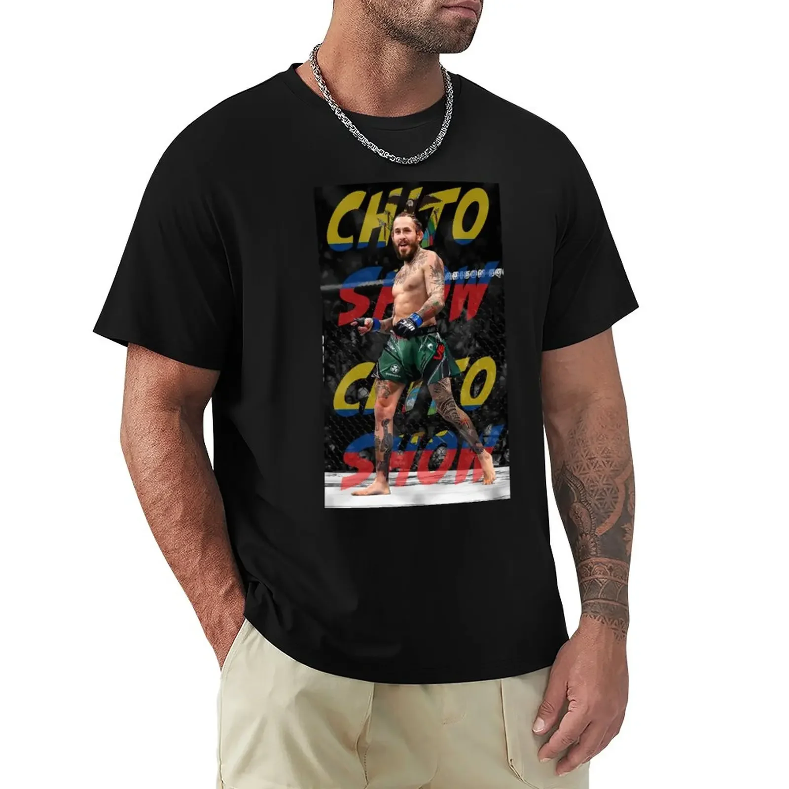 

The Chito Show T-Shirt blacks summer clothes quick-drying men workout shirt