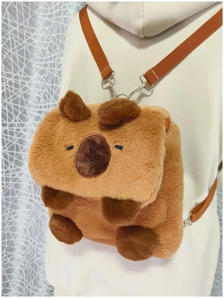 Kawaii Capybara Plush Shoulder Bag - Limited Edition