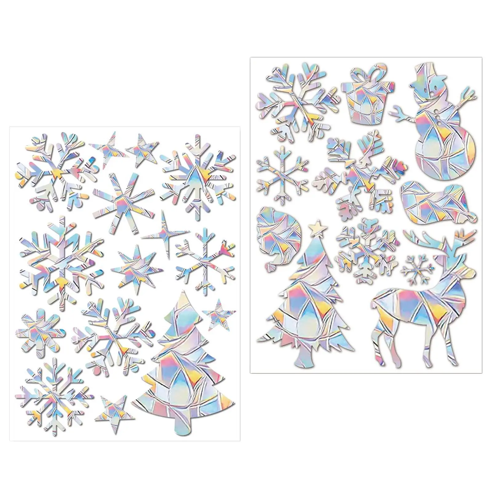 Window Clings Decorative Window Decorations Decal Christmas Stickers for Outdoor Home Office Holiday Winter