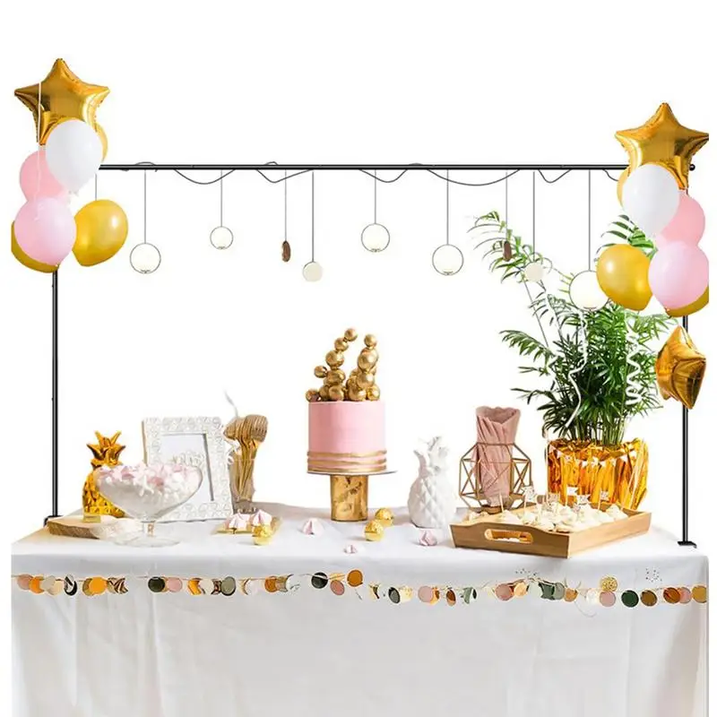 Over The Table Rod Stand Adjustable Length Suitable Multi Table Size Metal Balloon Flower Arch Stand Decoration Weddings wedding arch stand,party arch set,wedding arch set