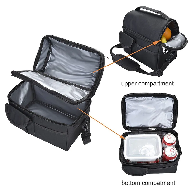 Lunch Bag Cooler Bag Reusable Insulated Thermal 8L