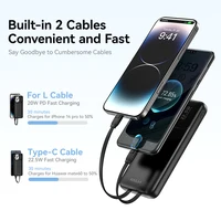 KUULAA Power Bank 10000mAh PD 22.5W Fast Charging Phone External Battery Powerbank Charger for Xiaomi Poco iPhone Samsung iPad 2