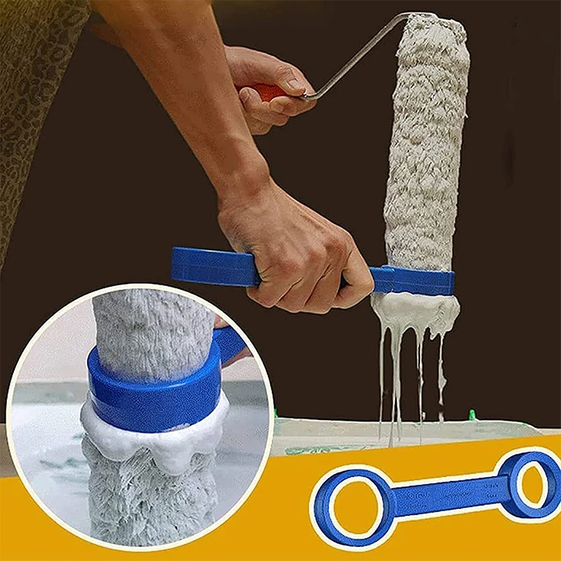1PC Paint Roller Cleaner Reduce Paint Waste Super Easy Clean Tools for Commercial and Home Use House Painting Supplies 1pc upgraded paint roller cleaner super easy clean tools paint roller spinner brush cleaner for use house painting supplies