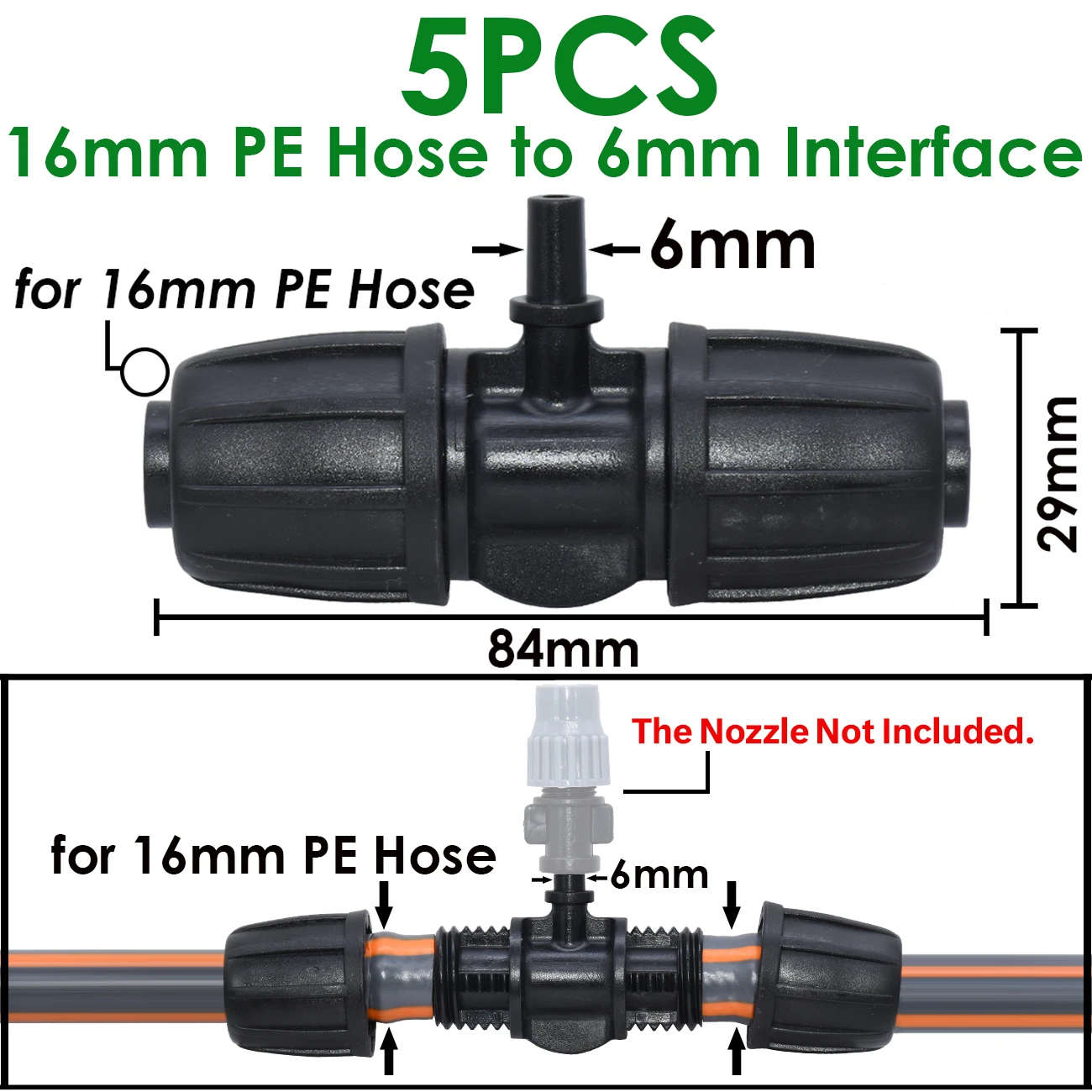 1I2inch to 6mm