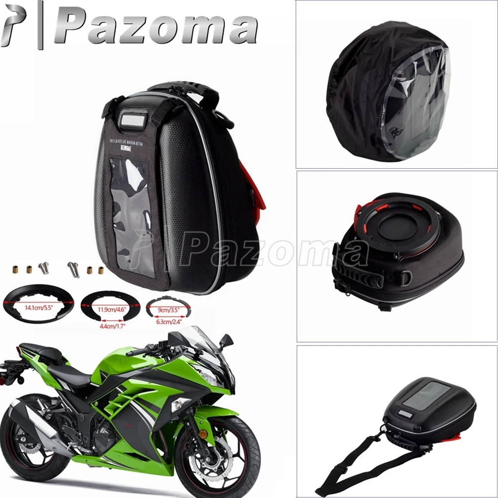 Waterproof Fuel Tank Motorcycle Bag Easy Carry Front Luggage Saddle