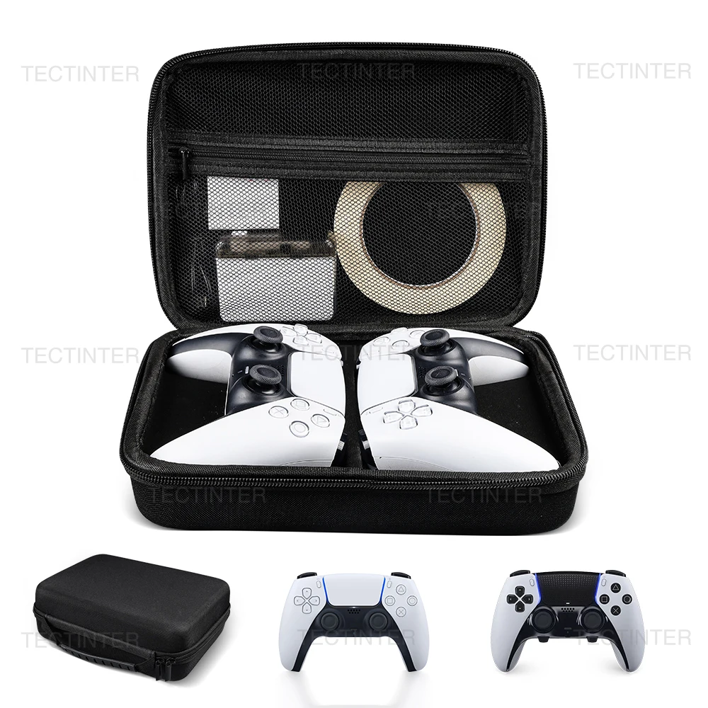 PS5 게임 컨트롤러 액세서리용 보관 가방 박스, PS5 게임패드 휴대용 보호 케이스, 대용량 핸드백