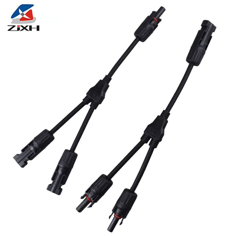 ชุดอุปกรณ์เชื่อมต่อแผงโซลาร์เซลล์ สายอะแดปเตอร์แบบ Y สำหรับเชื่อมต่อแผงโซลาร์เซลล์แบบขนาน พร้อมปลั๊กและเครื่องมือ 1