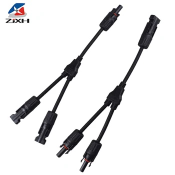 ชุดอุปกรณ์เชื่อมต่อแผงโซลาร์เซลล์ สายอะแดปเตอร์แบบ Y สำหรับเชื่อมต่อแผงโซลาร์เซลล์แบบขนาน พร้อมปลั๊กและเครื่องมือ 1