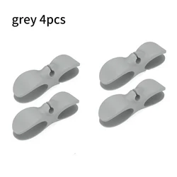 Cord Winder Organizer Set for Kitchen Appliances - Cable Management Clips (Grey 4PCS)
