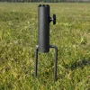 Portable Umbrella Base Metal Bracket Is Suitable for Flag Fishing Rod Outdoor Park Beach Ground Soil Grass Use Umbrella Base 6