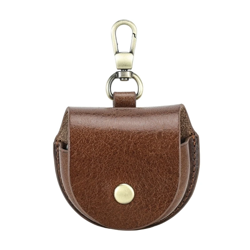 

587D Secure Кожаный чехол Надежный защитный чехол с длительным сроком службы для наушников FreeClip