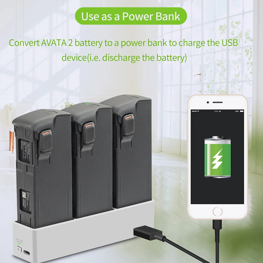 thumbnail image 2 of Avata 2 Intelligent Flight Battery 3-Pack With Charging Hub 2 of 13