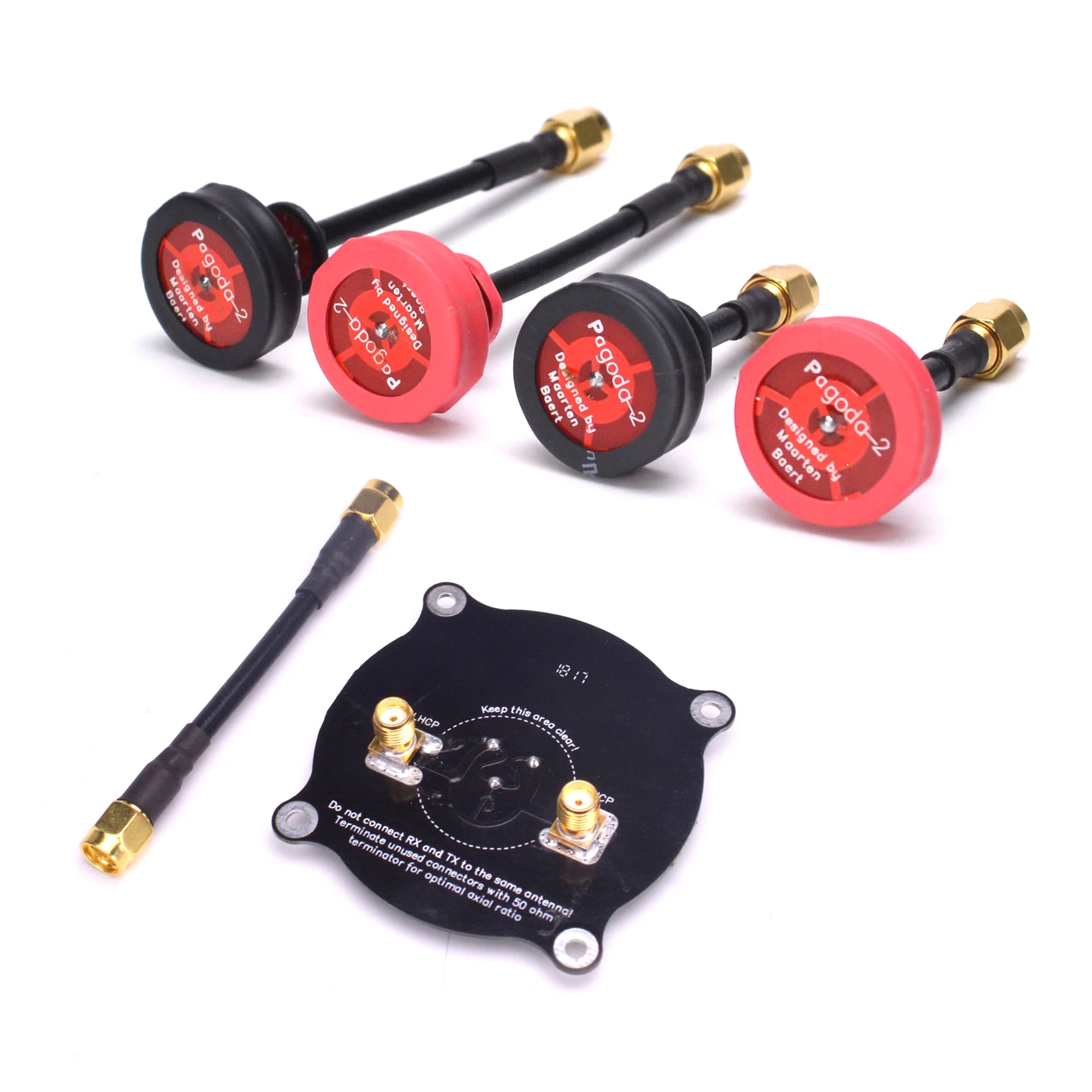 Antennes FPV 5.8Ghz SMA/RPSMA Longue Courte pour Drone