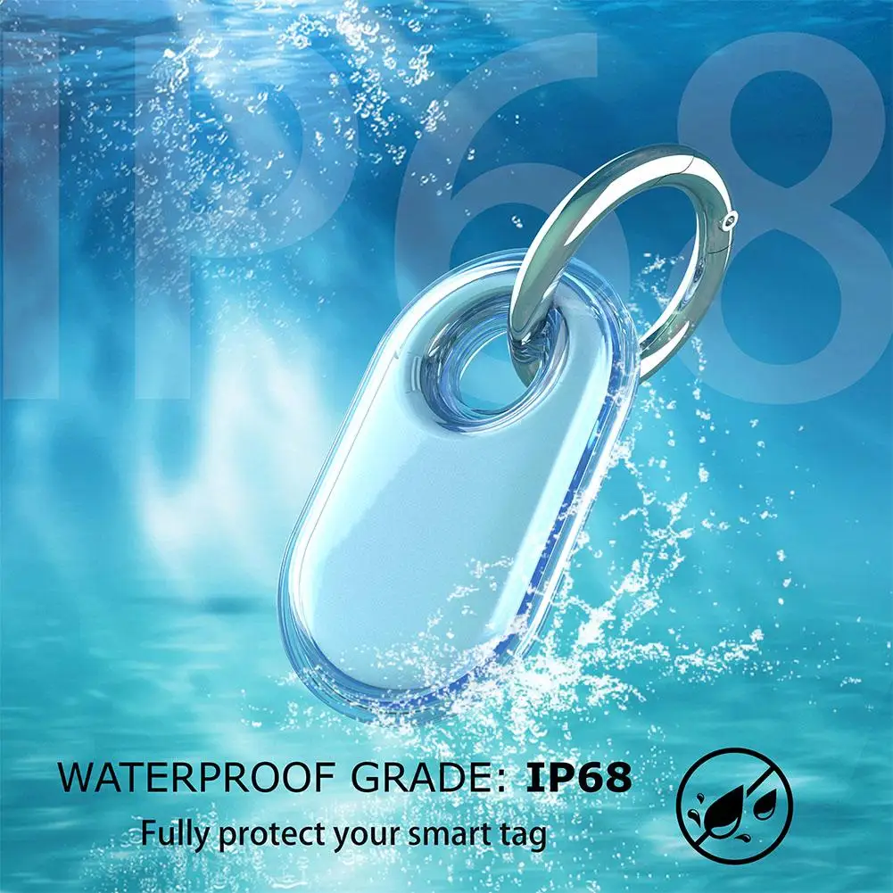 For 2023 Galaxy SmartTag2 Key Cases Transparent Soft TPU Case Full Waterproof Protect For Samsung Galaxy Smart Tag 2
