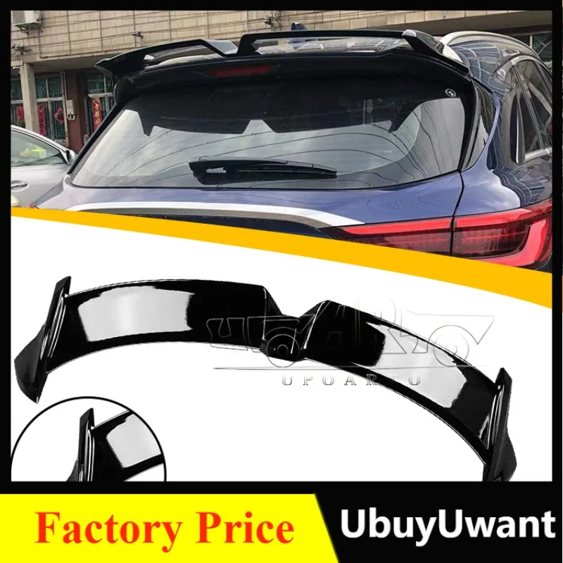 

Factory R&D Produce Good Craft ABS Plastic Rear Roof Trunk Wing Spoiler For Infiniti QX50 2018 2019 2020