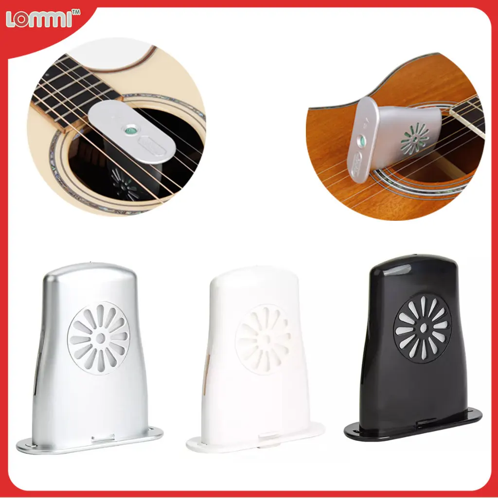 

LOMMI 12Pcs Acoustic Guitar Sound Holes Humidifier Moisture Reservoir Folk Guitar Accessories