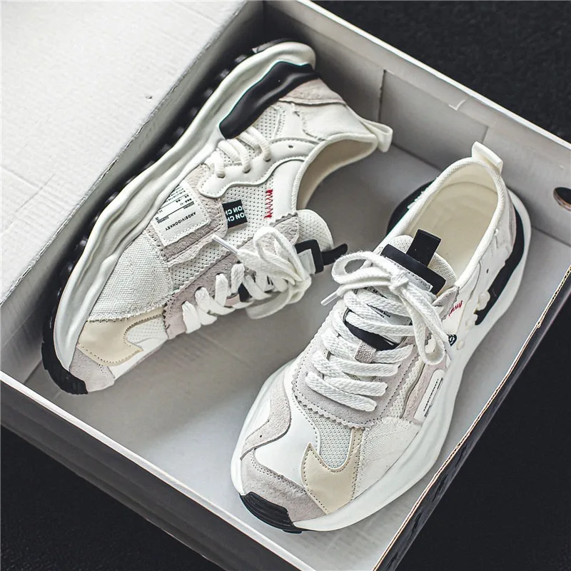 New Men's Sneakers 2024 Fashion Breathable Running Shoes 2024 Hot Sale Casual Men Shoes Comfortable Lace Up Tennis Shoes for Men