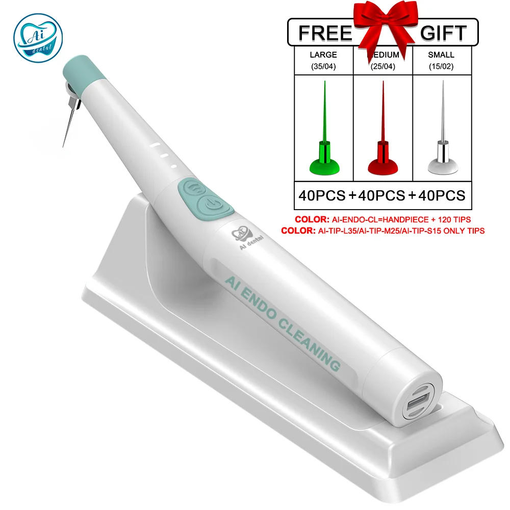Cordless Dental Teeth Cleaning Equipment Endo Activator 3speed Sonic