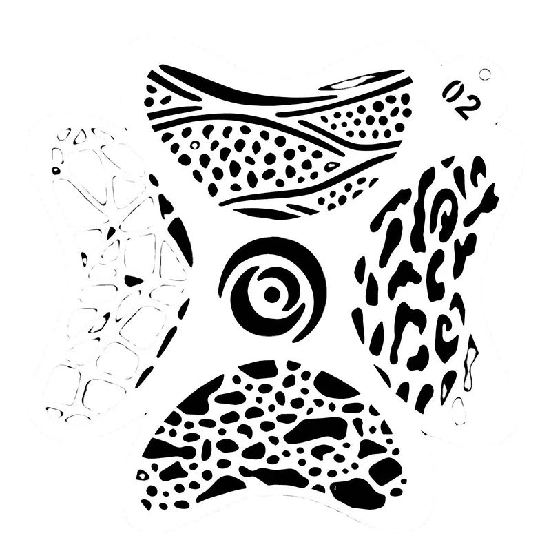 Face painting template 10pcs children face painting washable body face tattoo spray DIY template