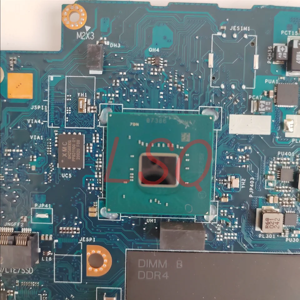 その他 HP 54121A LA-J271P For Dell Latitude 5411 Laptop Motherboard With CPU