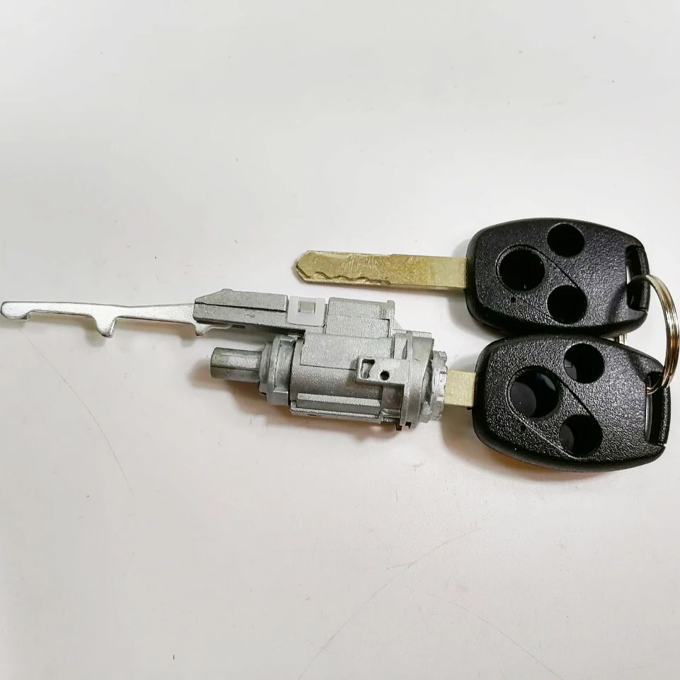 Ignition Lock Core For Honda Accord/Fit/New Civic/Odyssey/CRV With 2 Key locksmith extractor tools lock repair tool lock pick set locksmith tools lock pick tools key blanks